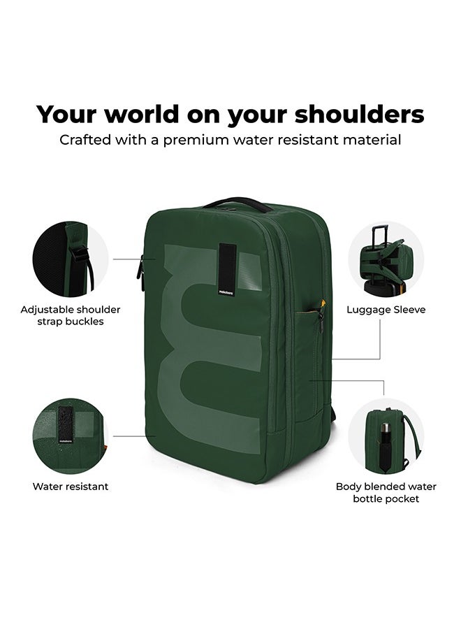 Mokobara MOKOBARA The EM Travel Backpack 45L Premium 16" Unisex Multipurpose Backpack (Green)  - Image 5