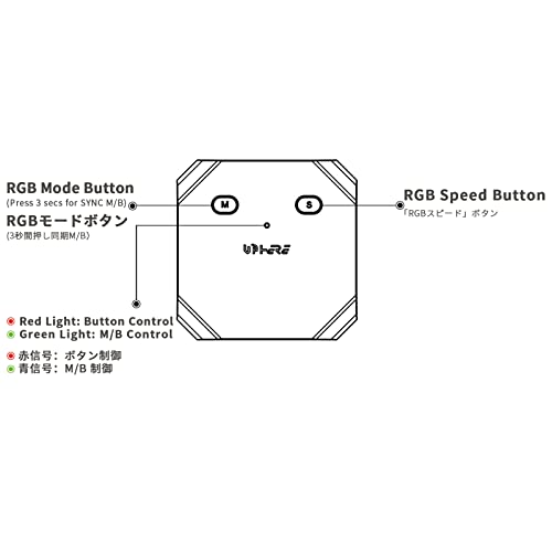 upHere 12V RGB to 5V ARGB PC Fan Hub with 6 PWM 4Pin Port,8 5V ARGB 3Pin Port,Support up to 6 4-Pin & 3-Pin Case Fans and Additional 2 ARGB Accessories Black FH14-12V(Only Support 12VRGB Motherboard) - Image 4