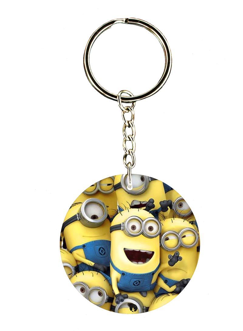 RKN Minions Double Side Printed Keychain