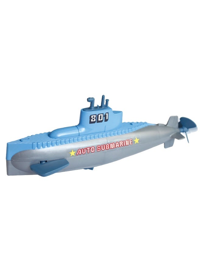 هالامودو لعبة غوص للحمام للأطفال - لعبة مائية ميكانيكية للسباحة في حوض الاستحمام والمسبح والشاطئ - تصميم مقاوم للماء من بلاستيك ABS، لعبة عائمة زورب آلية، لعبة غوص للحمام، لعبة سباحة للحمام، لعبة مائية، لعبة حوض سمك، نموذج غواصة، هدية لطيفة للأولاد والبنات (٢٣ × ٦.٥ × ٨ سم) - Image 1