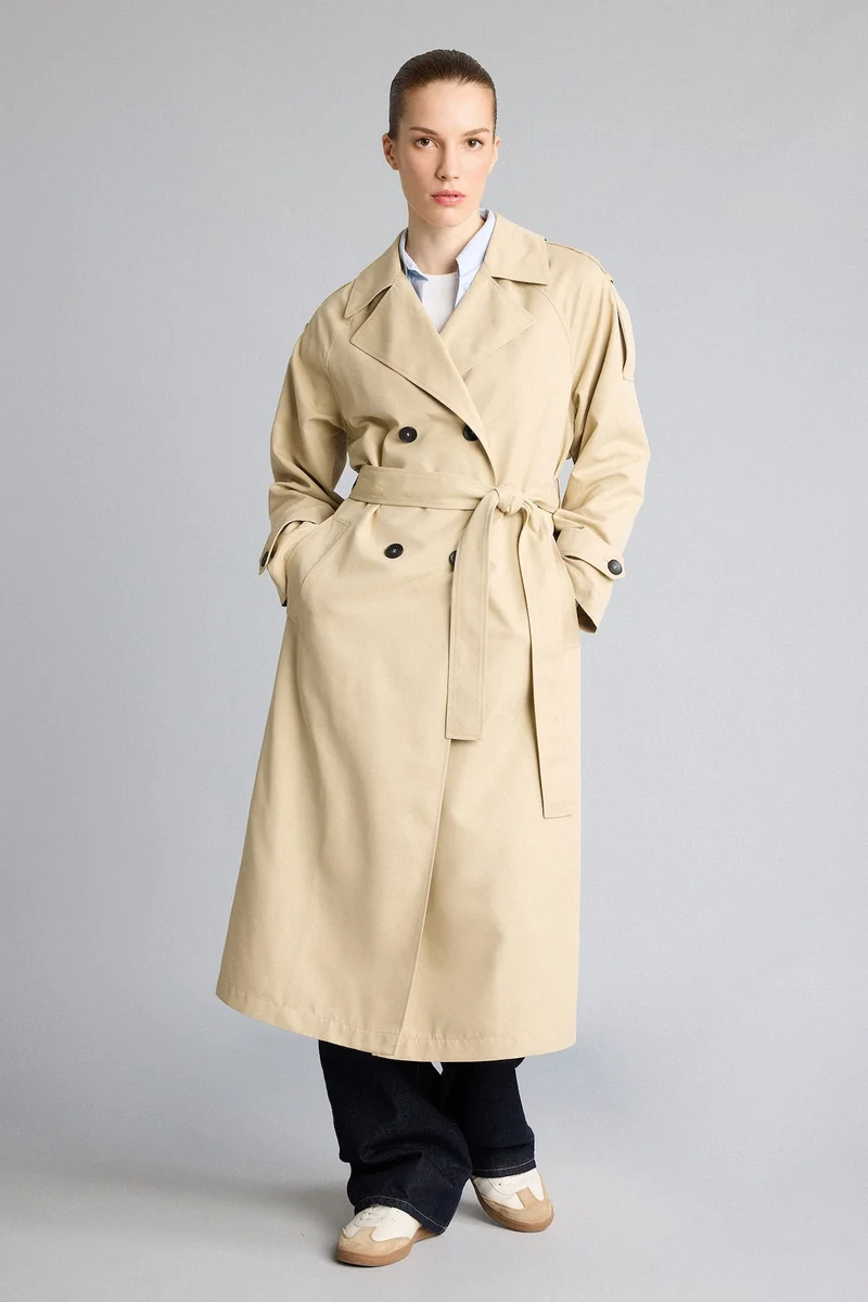Defacto  Relax Fit Trenchcoat for Women | Best Price UAE