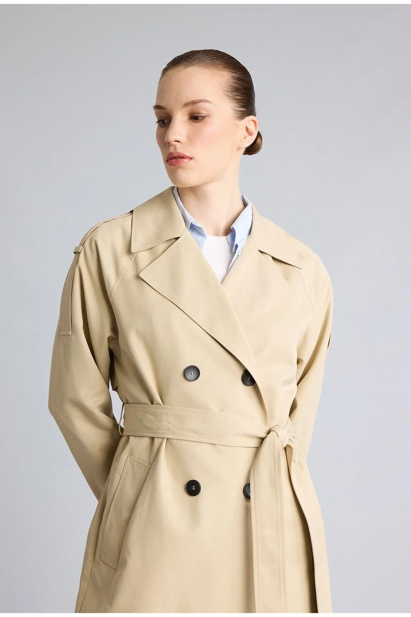 Defacto  Relax Fit Trenchcoat for Women | Best Price UAE
