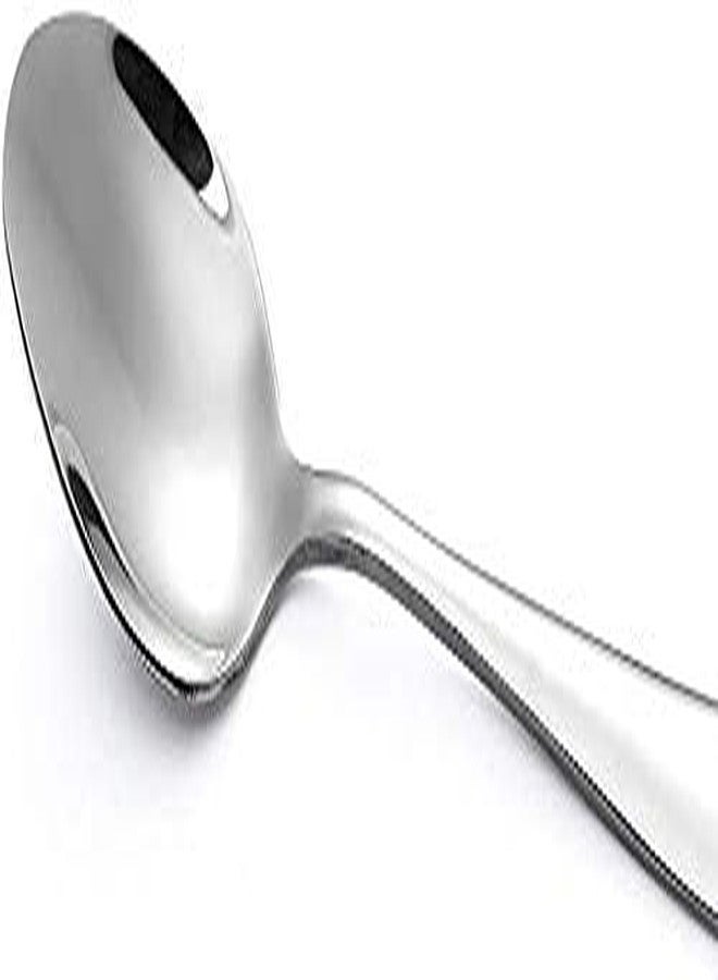 PARABRAHMA 6 Pcs Stainless Steel Soup Spoon Set of 6 Pieces, Soup Spoon, Cereal Spoon, Soba Spoon, Bouillon Spoon - Image 5