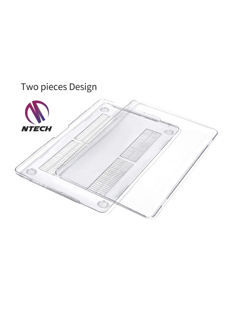 Ntech - Ntech Compatible with MacBook Pro 13 inch Case M2 2022 2021 2020-2016 A2338 M1 A2251 A2289 A2159 A1989 A1708 A1706 Plastic Hard Shell Case Cover and Keyboard Skin Cover and Screen Protector - Image 1