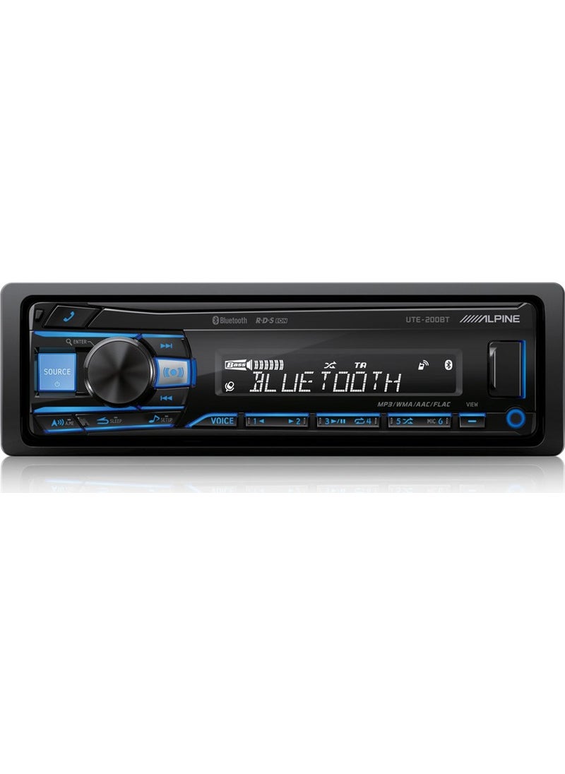 Alpine - UTE-200BT Bluetooth, Usb, Aux Input Car Tape (12volt) - Image 1