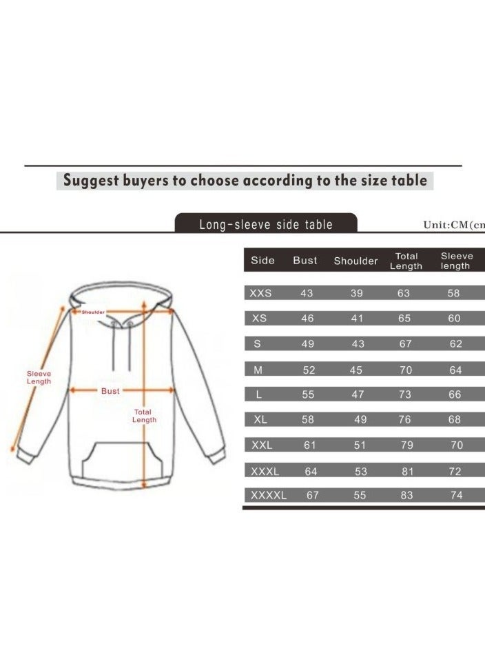 KUYING Naruto Anime Printed Fashion Men's and Women's Hooded Hooded Hoodie Set  - Image 2