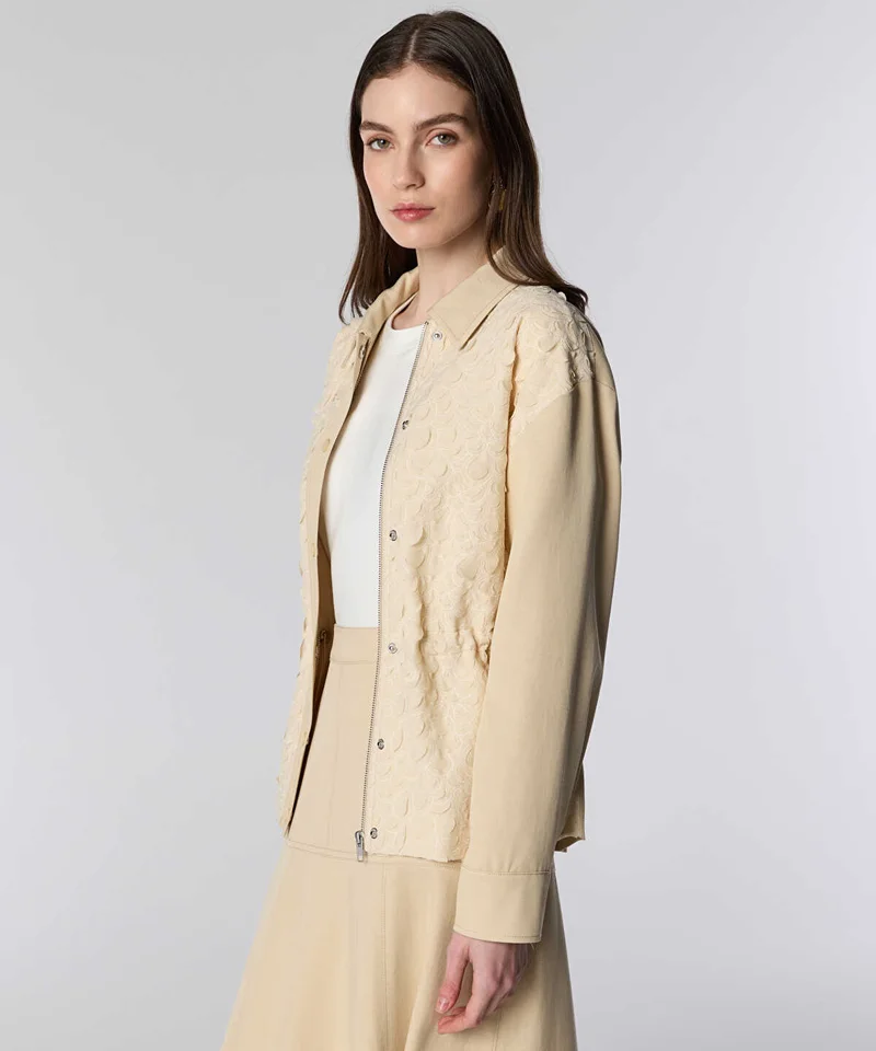 Ipekyol  Textured Jacket with Adjustable Waist for Women | Best Price UAE