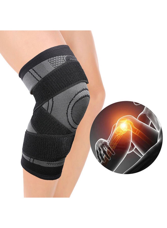 نيبمينينت واقٍ داعم لمفصل الركبة للرجال والنساء بخاصية عدم الانزلاق مناسب لتخفيف ألم ومخصص لرياضة كرة السلة وركوب الدراجات والتسلق 18.0x14.0x5.0سم - Image 1
