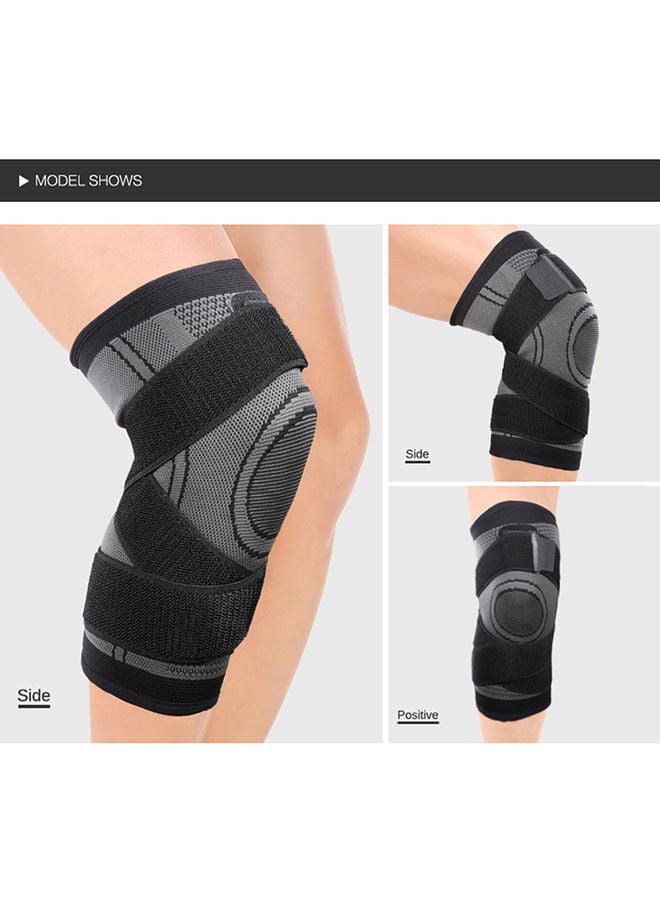 نيبمينينت واقٍ داعم لمفصل الركبة للرجال والنساء بخاصية عدم الانزلاق مناسب لتخفيف ألم ومخصص لرياضة كرة السلة وركوب الدراجات والتسلق 18.0x14.0x5.0سم - Image 2