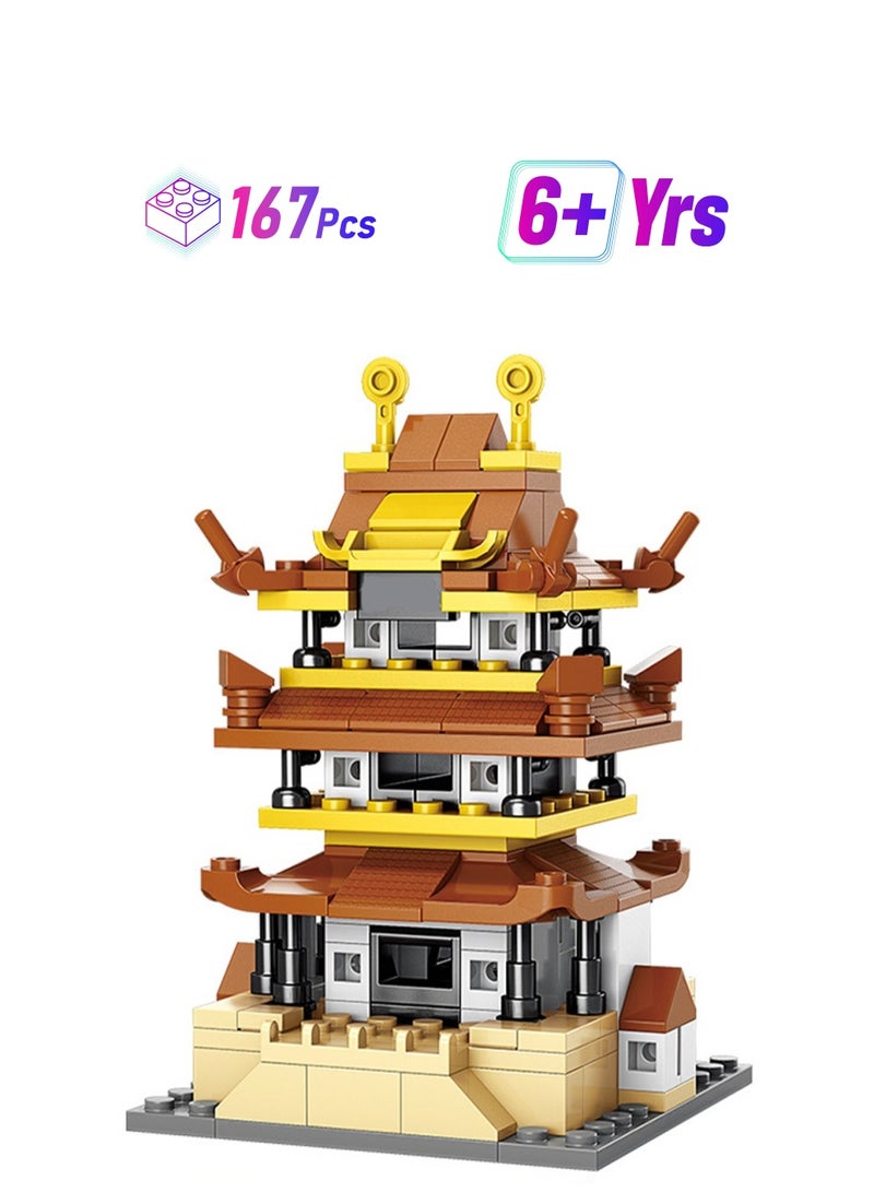 Tianxin Pavilion 167pcs Street View Series Building Blocks Assembly Kit Games And Engineering Toys, Home Decoration, Building Model Creative Gifts - Image 1
