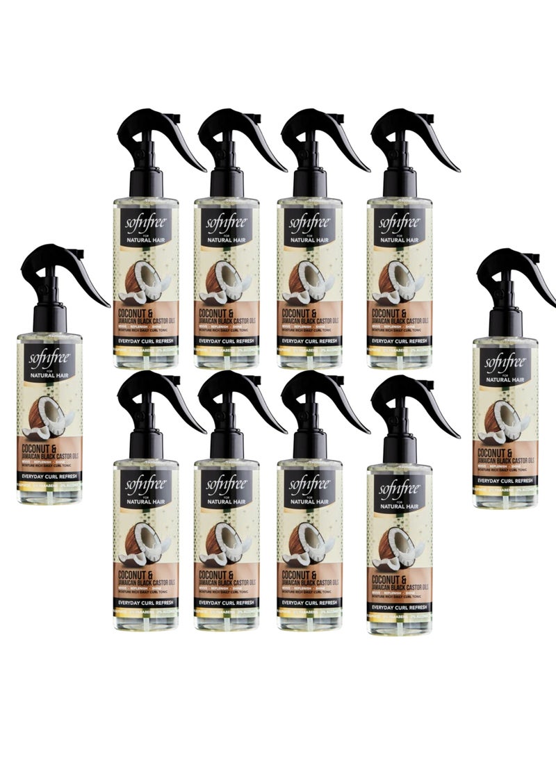 Sofn'free 10 Pieces Every Day Curl Refreshing Spray With Coconut And Jamaican Black Castor Oils - Image 1