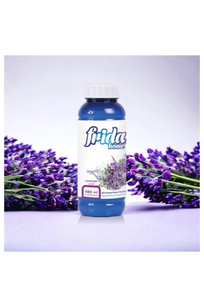 فريدا منظف ومعطر لجميع الأسطح المنزلية برائحة اللافندر، 480 مل - Image 2