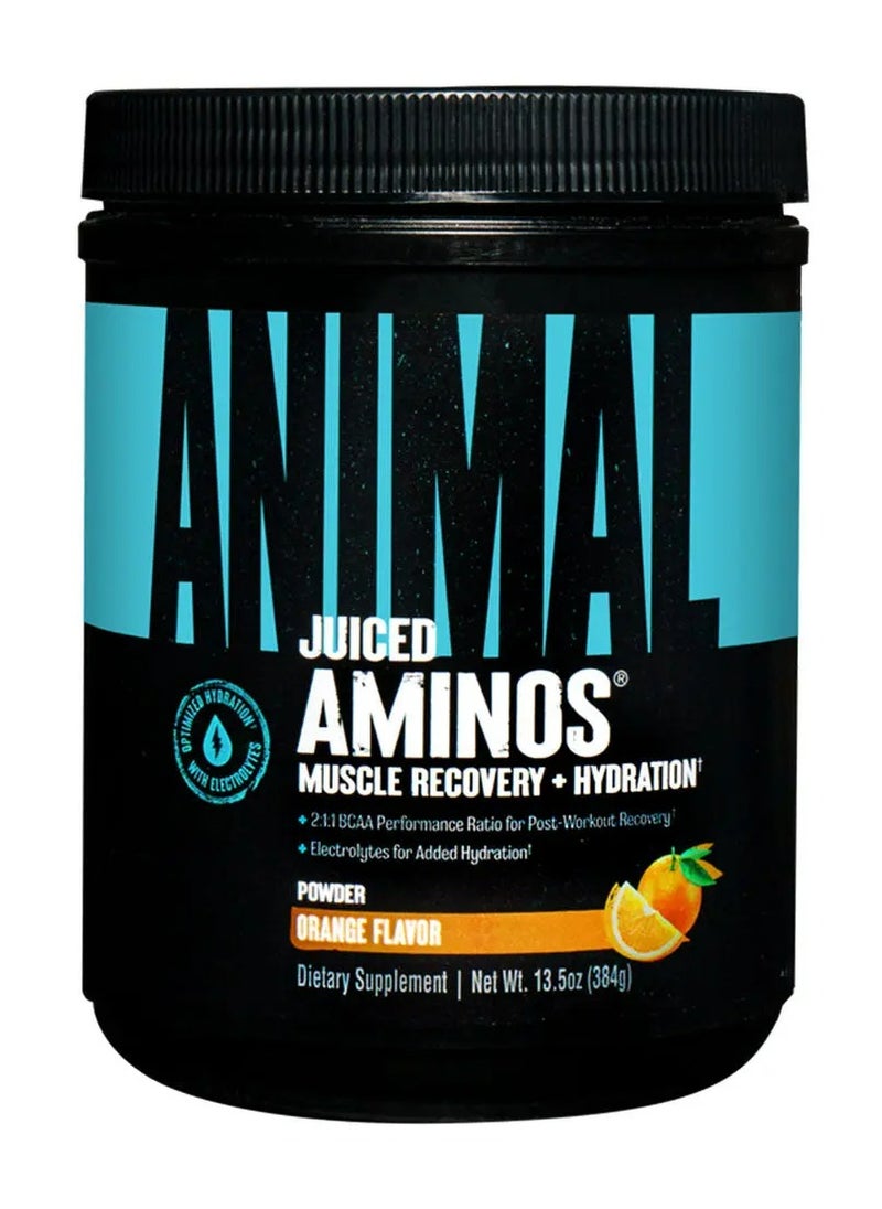 ANIMAL Universal Nutrition Animal Juiced Aminos, Orange 30 Servings 384g 