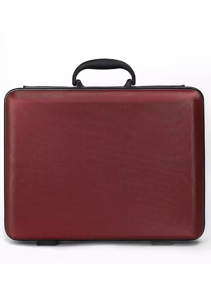 Generic - ABS Hard Pilot Lawyer Doctor Civil Servant Business Case Duffel Bag Laptop Case With Lock18 Inch - Image 1