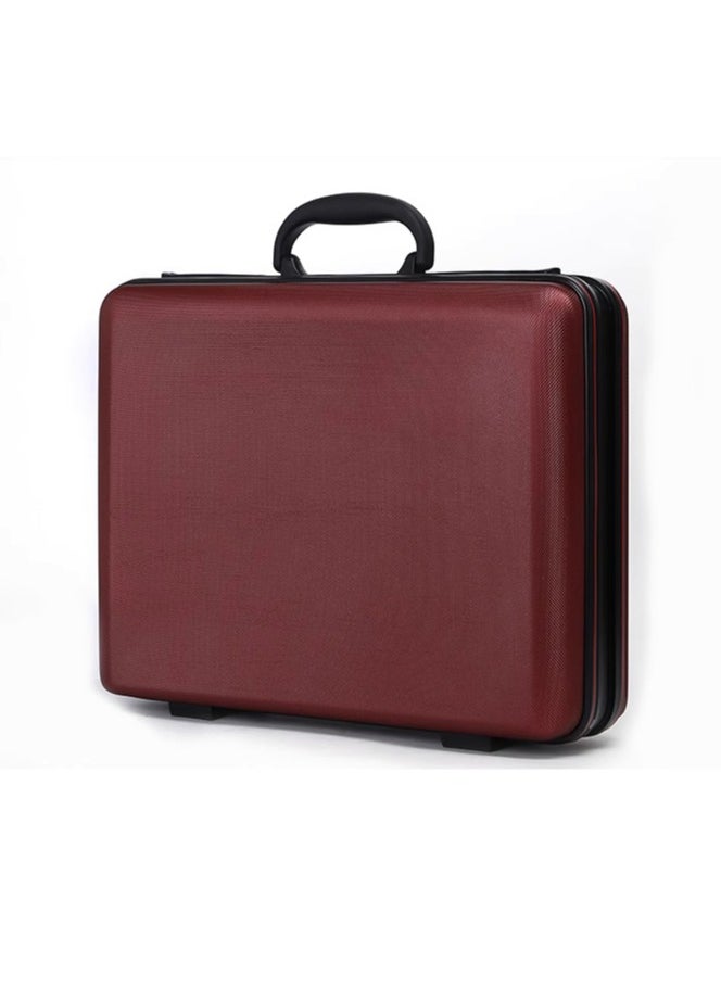 Generic - ABS Hard Pilot Lawyer Doctor Civil Servant Business Case Duffel Bag Laptop Case With Lock18 Inch - Image 1