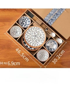 ROOMTONE ROOMTONE Bowl and plate set, with chipstick, Perfect Home Decor and Gift  - Image 1