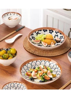 ROOMTONE ROOMTONE Bowl and plate set, with chipstick, Perfect Home Decor and Gift  - Image 2