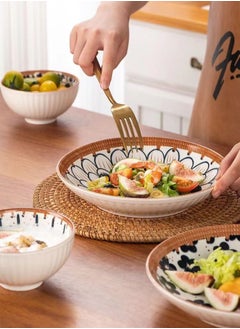 ROOMTONE ROOMTONE Bowl and plate set, with chipstick, Perfect Home Decor and Gift  - Image 4