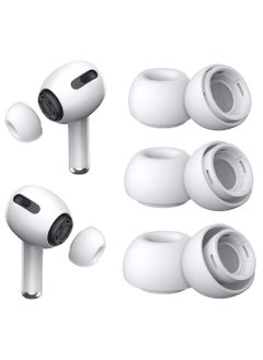 Beauenty 12 Pieces Replacement Silicone Ear Buds For AirPods Pro White  - Image 2