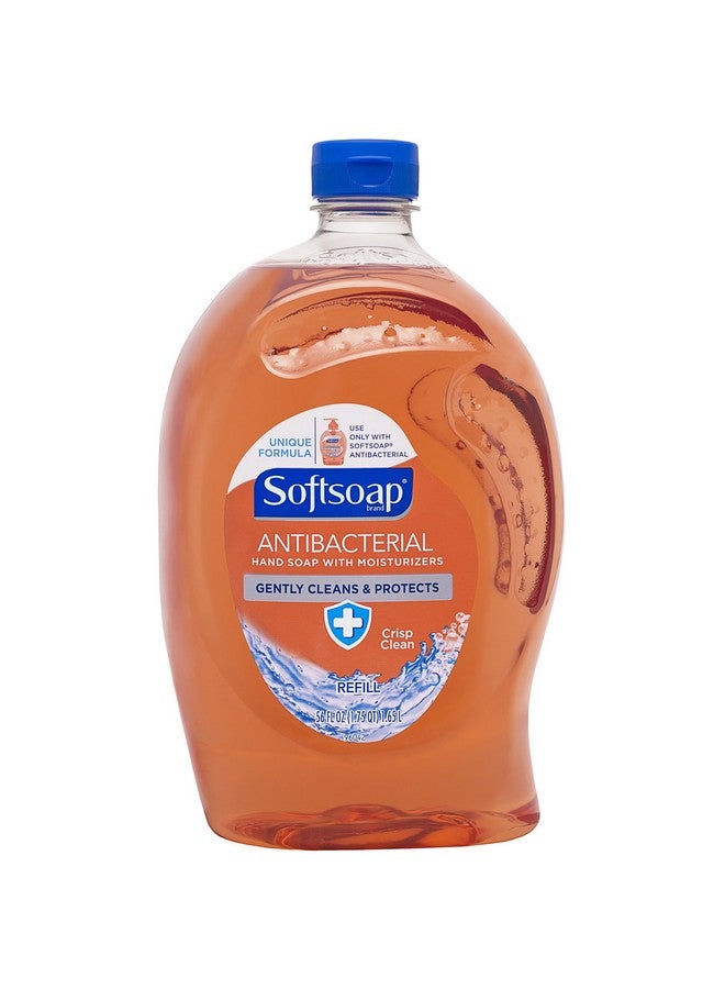 Softsoap Antibacterial Crisp Clean Hand Soap Refill 56 Ounce - Image 1