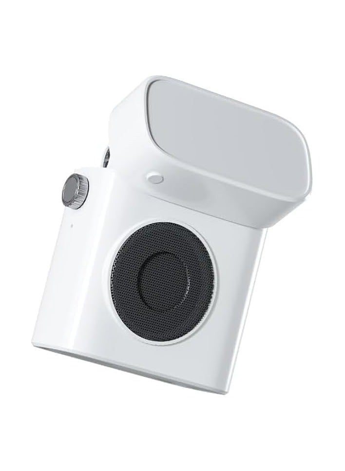 بروماس سماعة بلوتوث متعددة الوظائف مع شاشة لمس ذكية، بلوتوث 5.4 ابيض، قطعة واحدة - Image 3