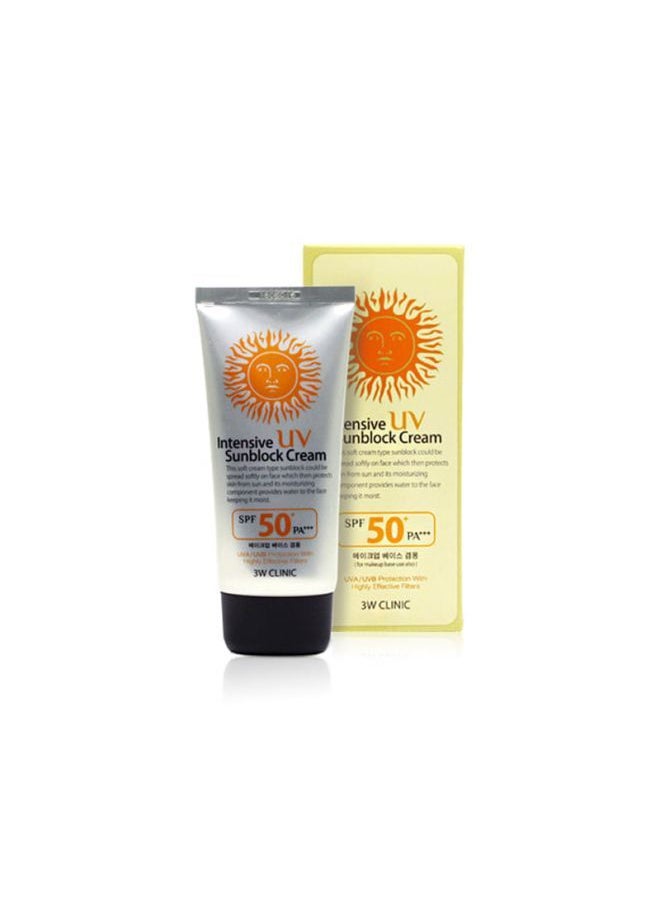 3W CLINIC Intensive UV Sunblock Cream 70ml 