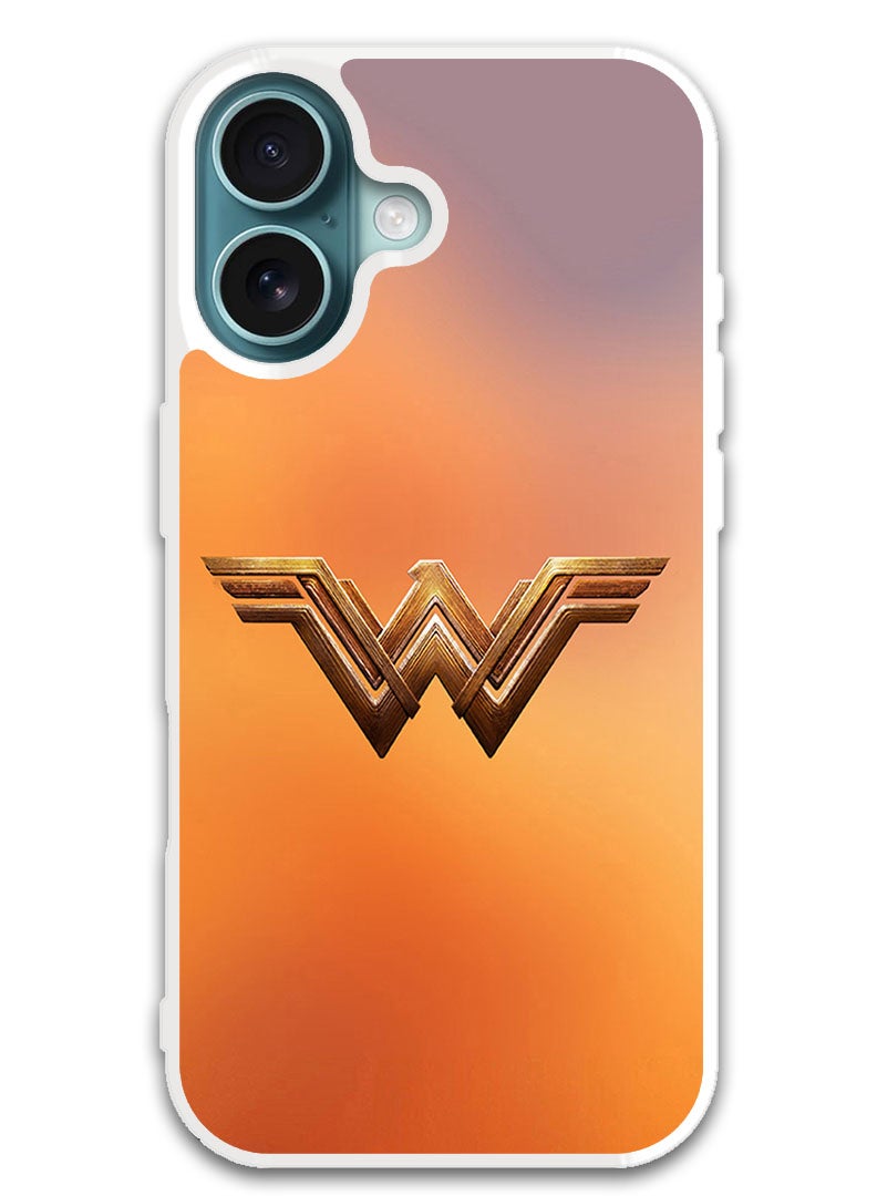 Theodor Protective Case Cover For APPLE IPHONE 16 Plus Wonder Women (White Bumper) - Image 1