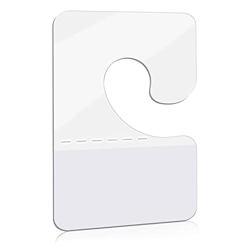 Prudiut 300 Pack Hang Tabs Hook Hang Tags Adhesive Hanging Tabs Heavy Duty Sticky Tabs Hang Hooks for Retail Displays in Business Shops(1.1 * 1.7 Inch) - Image 1