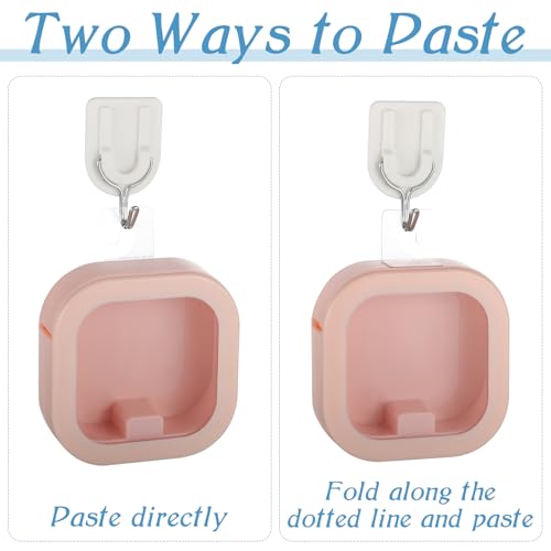 Prudiut 300 Pack Hang Tabs Hook Hang Tags Adhesive Hanging Tabs Heavy Duty Sticky Tabs Hang Hooks for Retail Displays in Business Shops(1.1 * 1.7 Inch) - Image 4