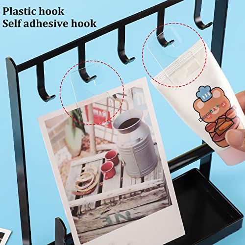 Prudiut 300 Pack Hang Tabs Hook Hang Tags Adhesive Hanging Tabs Heavy Duty Sticky Tabs Hang Hooks for Retail Displays in Business Shops(1.1 * 1.7 Inch) - Image 5