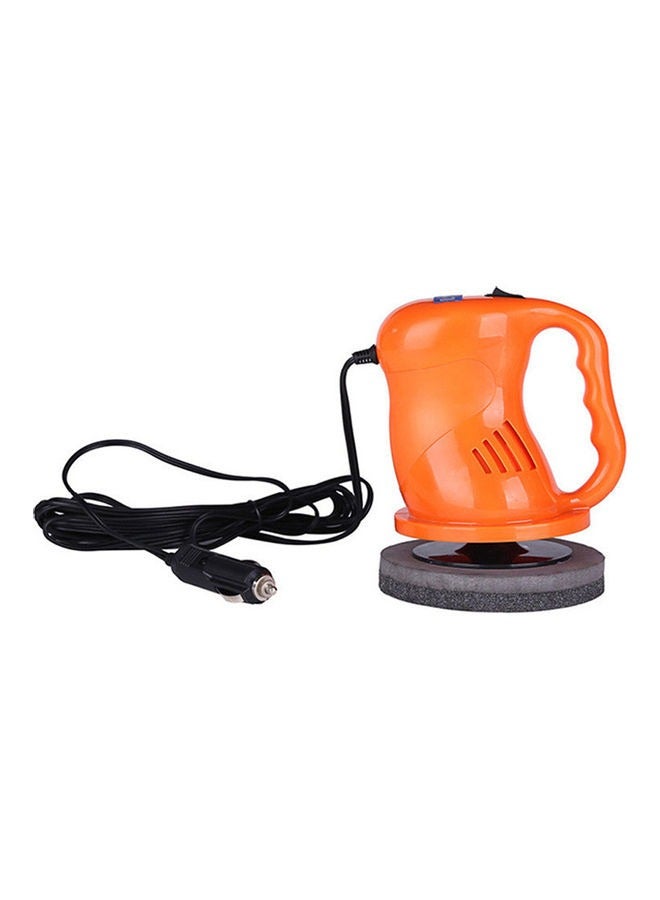 Car waxing and polishing machine，Buffer Polisher Handheld，Mini Power Sander Tool，12v 80w Portable Car Buffer Polisher Waxer Kit with 2 Pads for Car Detailing/Waxing/Scratch Repair - Image 1