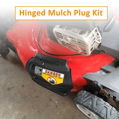 Haiouus 987-02516A Hinged Mulching Plug - Compatible with MTD, Troy Bilt, Craftsman, Cub Cadet, Fits 21" Murray Push Mower and More, Comes with Spring, Pin and Hinge 987-02516, 687-02516A, 687-02516 - Image 5