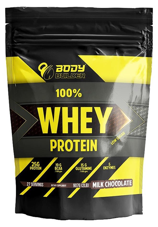 Body Builder 100% Whey Protein Milk Chocolate 2lb - Image 1