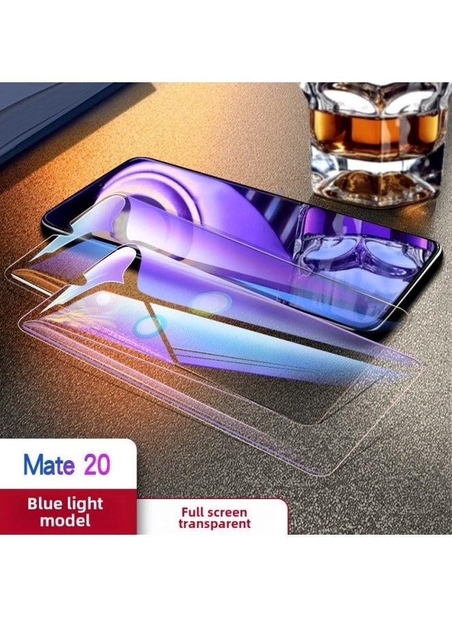 For Huawei Mate40 Tempered Film Mate30pro Full Screen Coverage 20x Full Mete10 Film Mask 20pro-Color:Fully Transparent-blu-ray Version-Size:Mate20  - Image 1