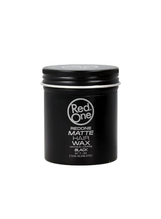 RedOne Matte Hair Wax in Black - 100ml - Image 1