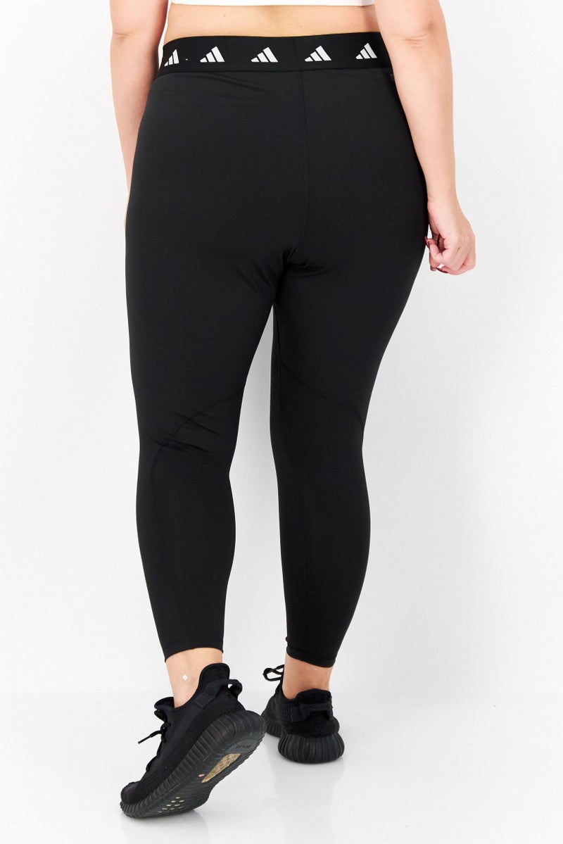 Adidas Women Sportswear Fit Brand Logo Training Tights, Black - Image 2
