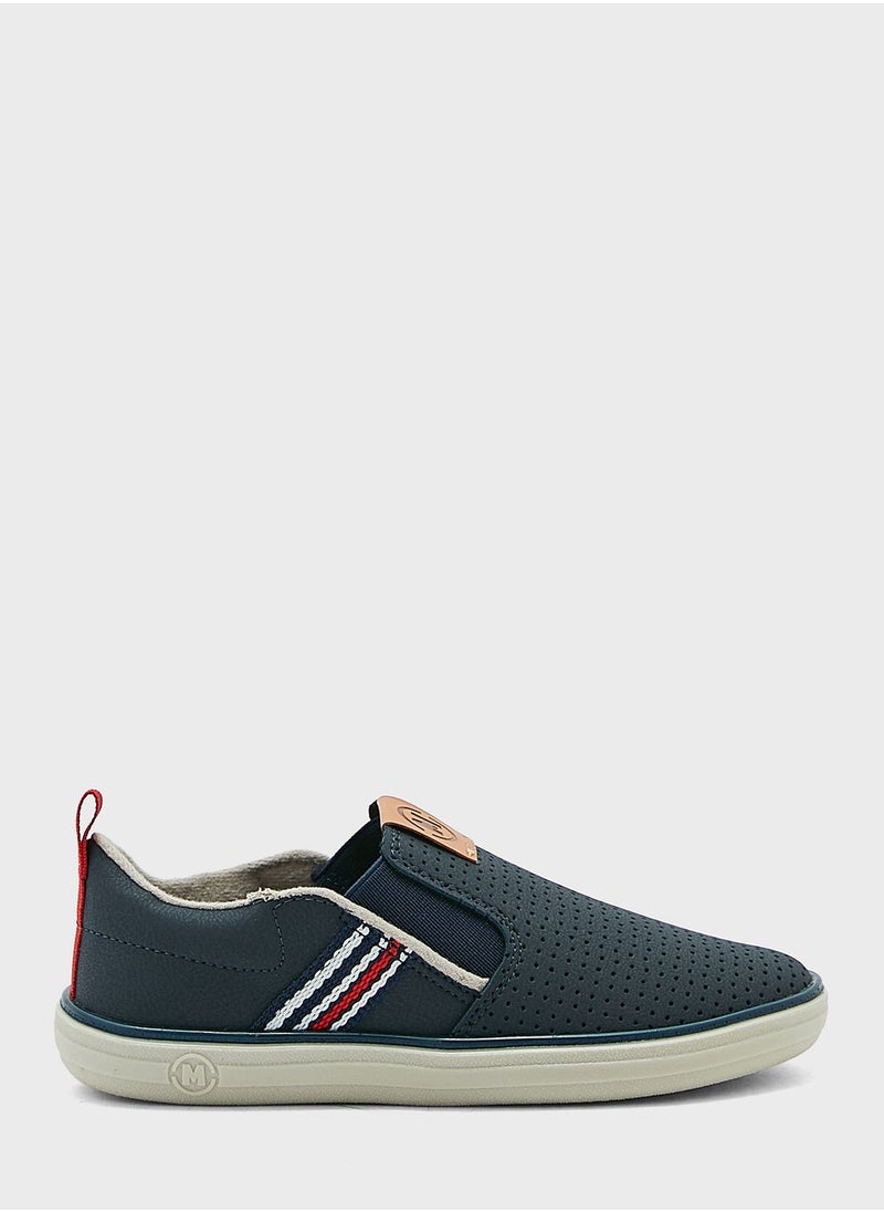 MOLEKINHA - Kids Casasayas Slip On Sneakers - Image 1