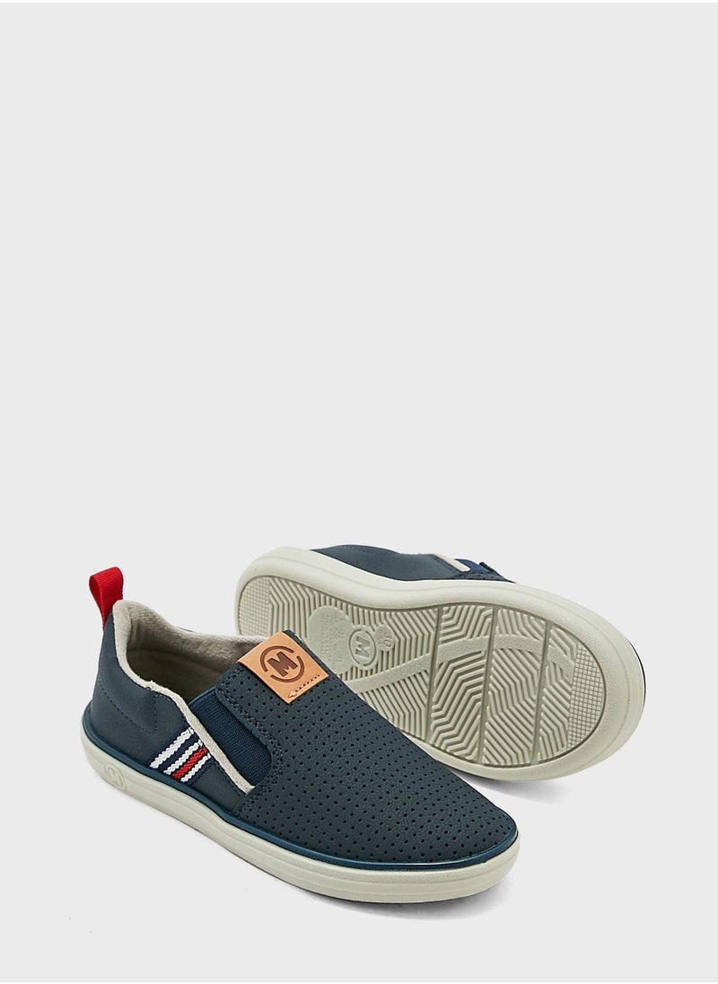 MOLEKINHA - Kids Casasayas Slip On Sneakers - Image 1