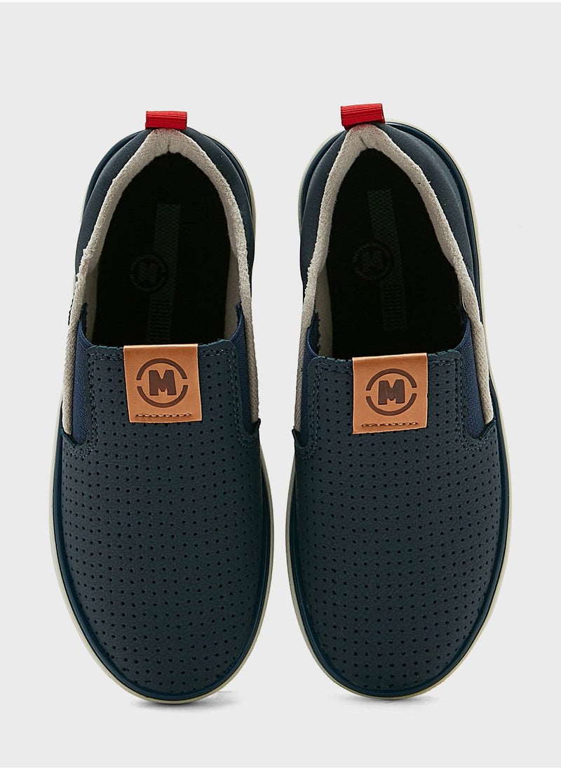 MOLEKINHA - Kids Casasayas Slip On Sneakers - Image 1