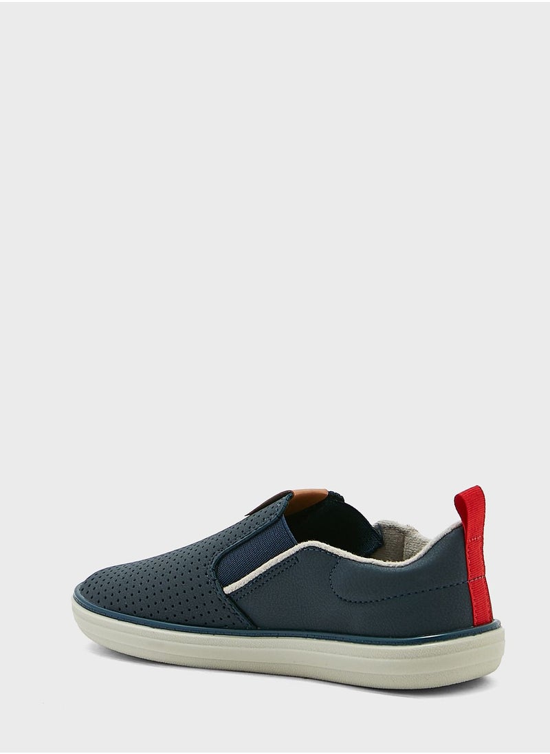 MOLEKINHA - Kids Casasayas Slip On Sneakers - Image 1