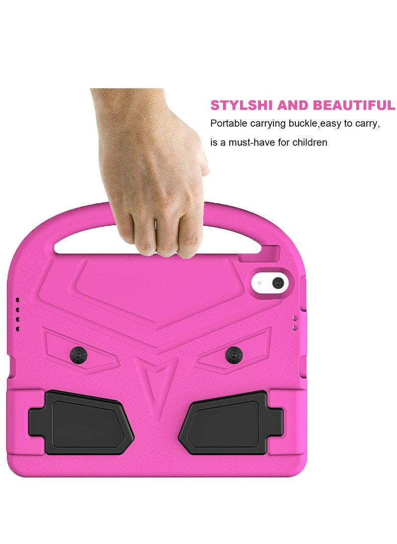 GULFLINK - Lightweight Kids Friendly Shockproof Handle Stand Cover Case for IPad 10th 10.9 inch 2022(A2757/A2777）Rose red - Image 1