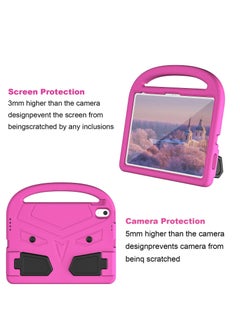 GULFLINK Lightweight Kids Friendly Shockproof Handle Stand Cover Case for IPad 10th 10.9 inch 2022(A2757/A2777）Rose red  - Image 2