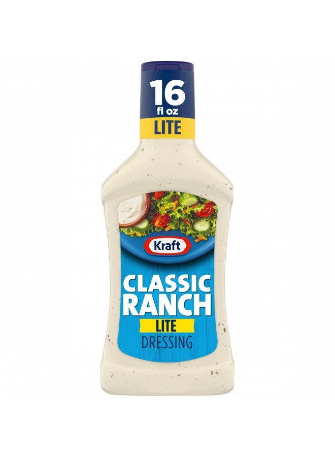 Kraft Classic Ranch Lite Salad Dressing (16 Fl Oz Bottle) - Image 4