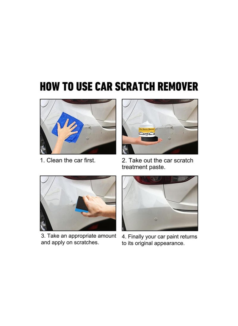Generic - T-221a Polishing Compound & Scratch Remover with Sponge, T-221A Polish and Scratch Remover for Vehicles, Paint Correction kit Remove Light Scratches & Oxidation (1 Pcs) - Image 1