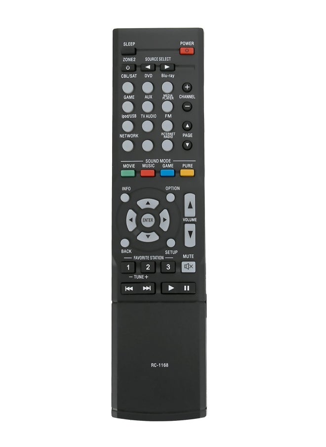 Vinabty New Rc 1168 Replace Remote Fit For Denon Avr 1612 Avr 1613 Avr 1713 Rc 1181 Rc 1168 Avr E400 Avr S710W Avr X1100W Rc 1196 Avr S500Bt Av Receiver  - Image 2