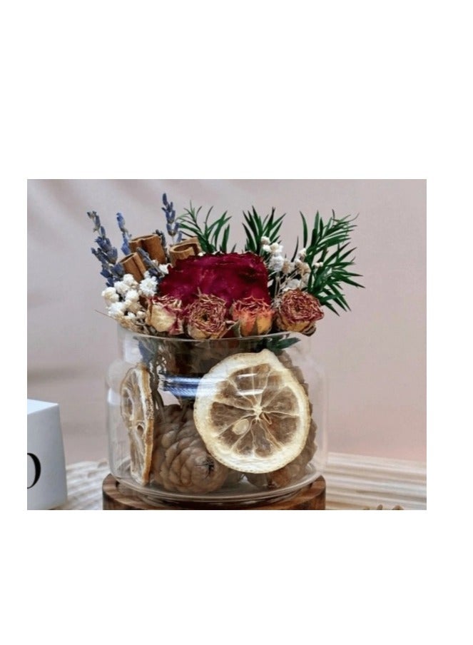 ناشر عطري من القصب برائحة الزهور المجففة والنباتات، زيت عطري لتزيين المنزل والمكتب - Image 2