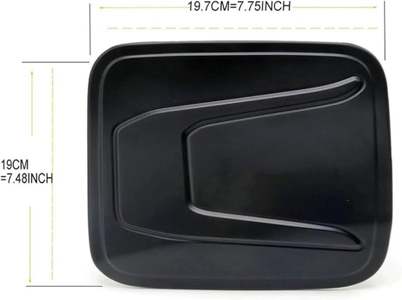 Fuel Tank Cover For Mitsubishi L200 Triton 2019 2023 Double Cab ABS Matte Black - Image 4