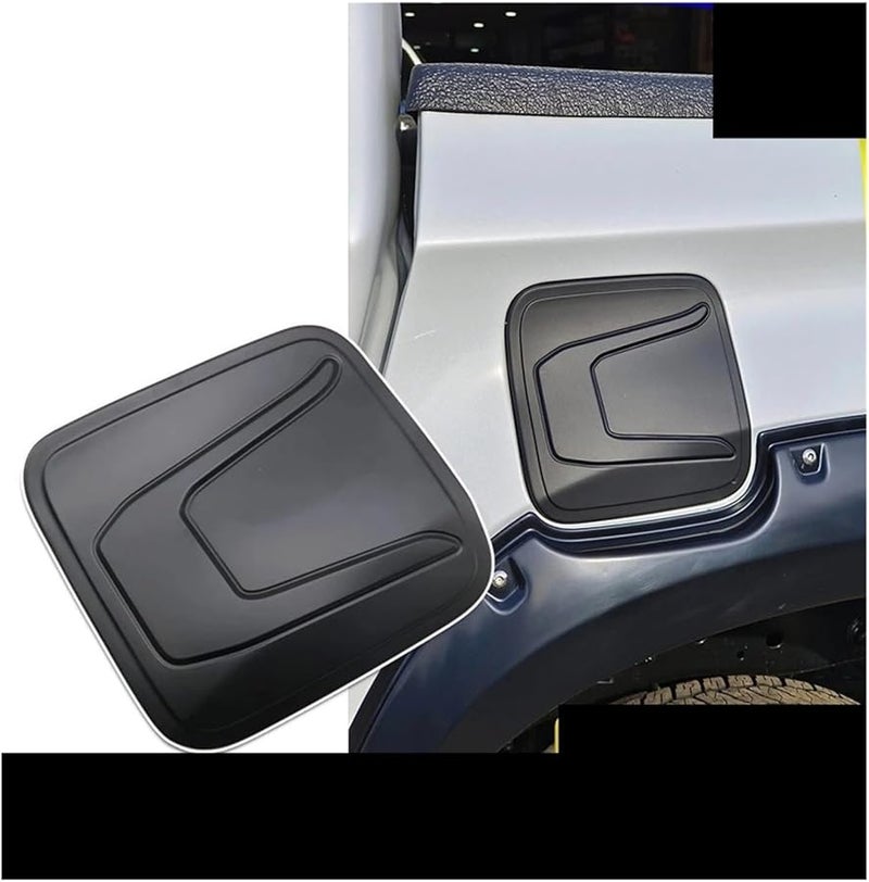 Fuel Tank Cover For Mitsubishi L200 Triton 2019 2023 Double Cab ABS Matte Black - Image 3