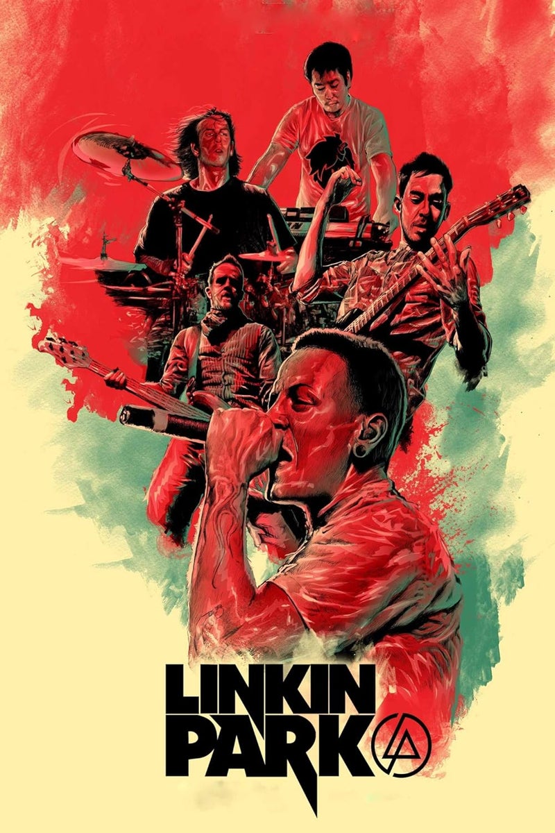 KARTMEN Craft Qila Linkin Park Album Posters GI033 300 GSM Paper 12 x 18 Inch Multicolour