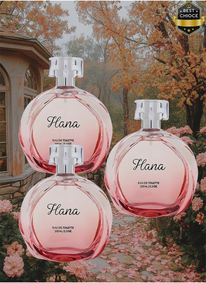 hana 3 Pieces Hana Perfume For Women 100ml EDT  - Image 1